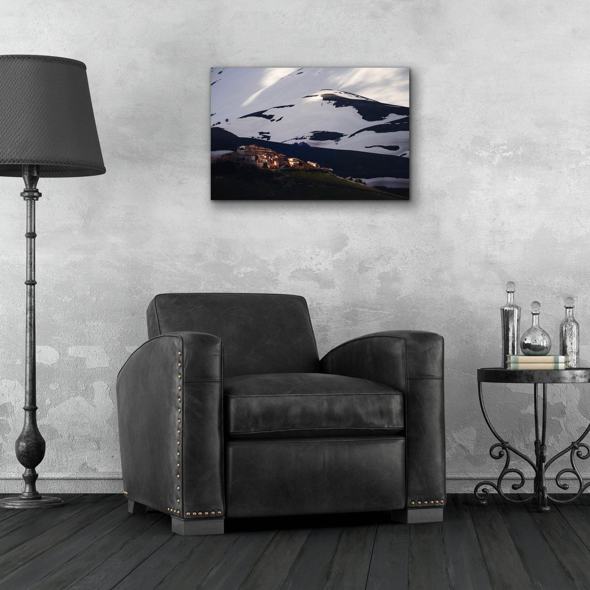Late Night on Casteluccio Umbria by Andy Mumford - 24x16 acrylic wall art in a room