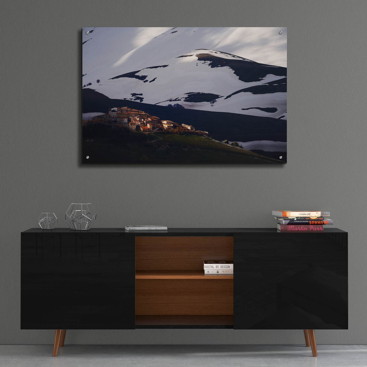 Late Night on Casteluccio Umbria by Andy Mumford - 36x24 acrylic wall art in a room