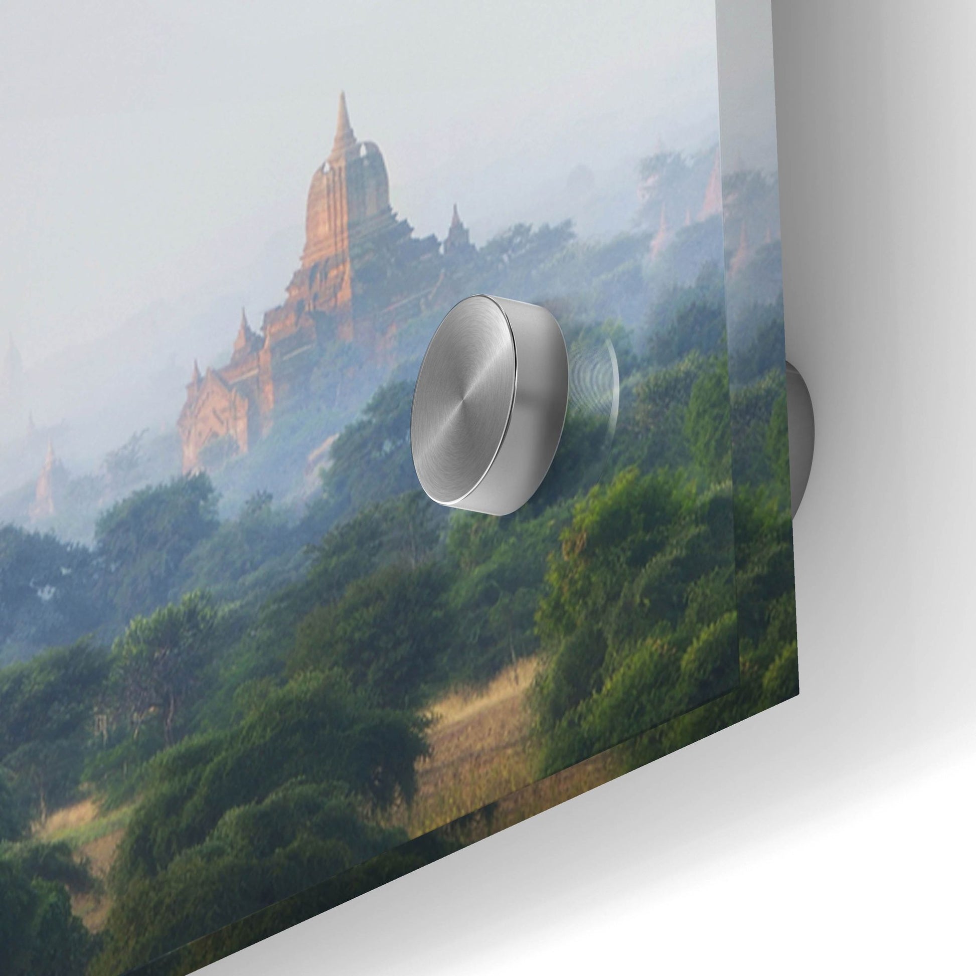 Epic Art 'Sunrise at Bagan' by Andy Mumford, Acrylic Glass Wall Art,48x16