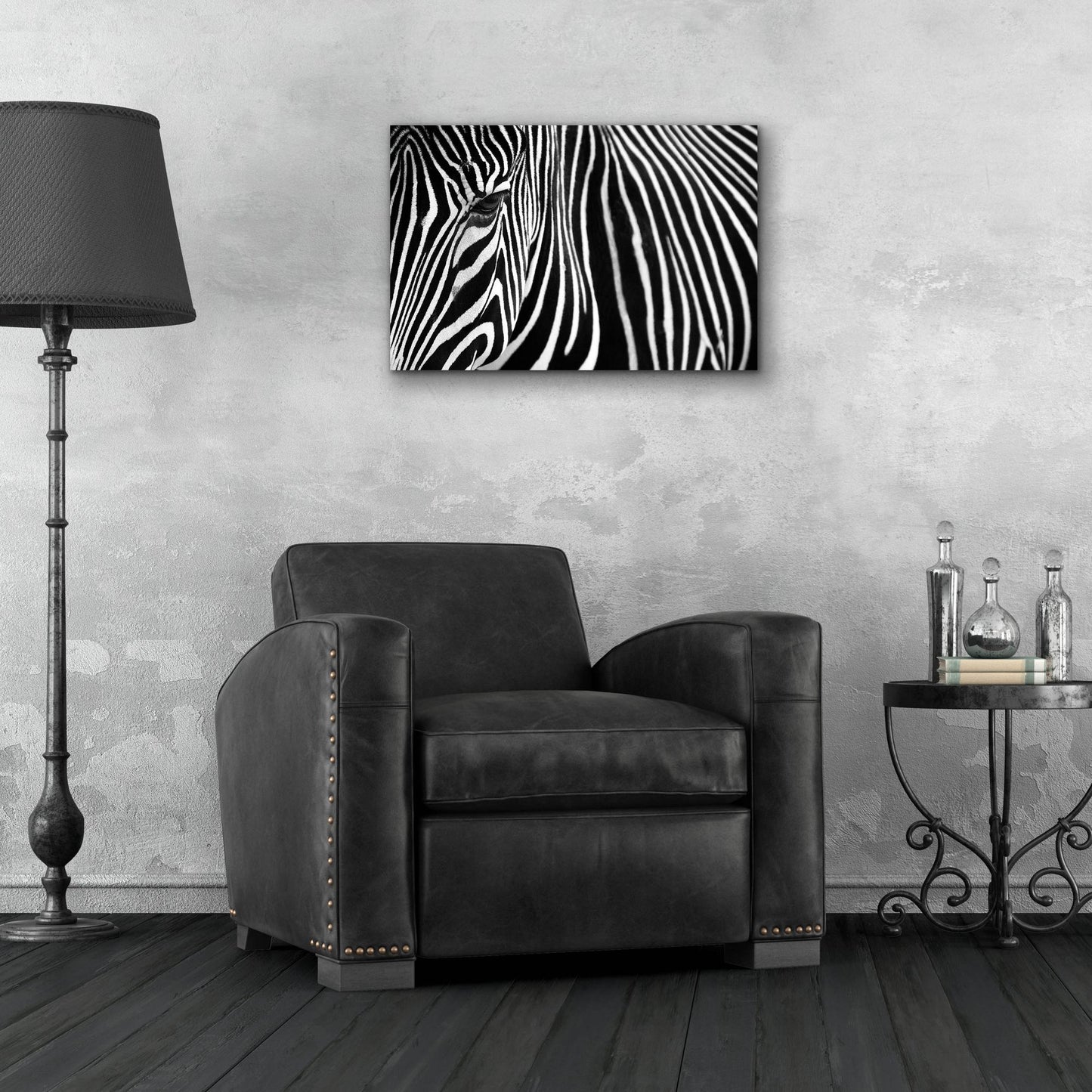 Epic Art 'Zebra in Lisbon Zoo' by Andy Mumford, Acrylic Glass Wall Art,24x16