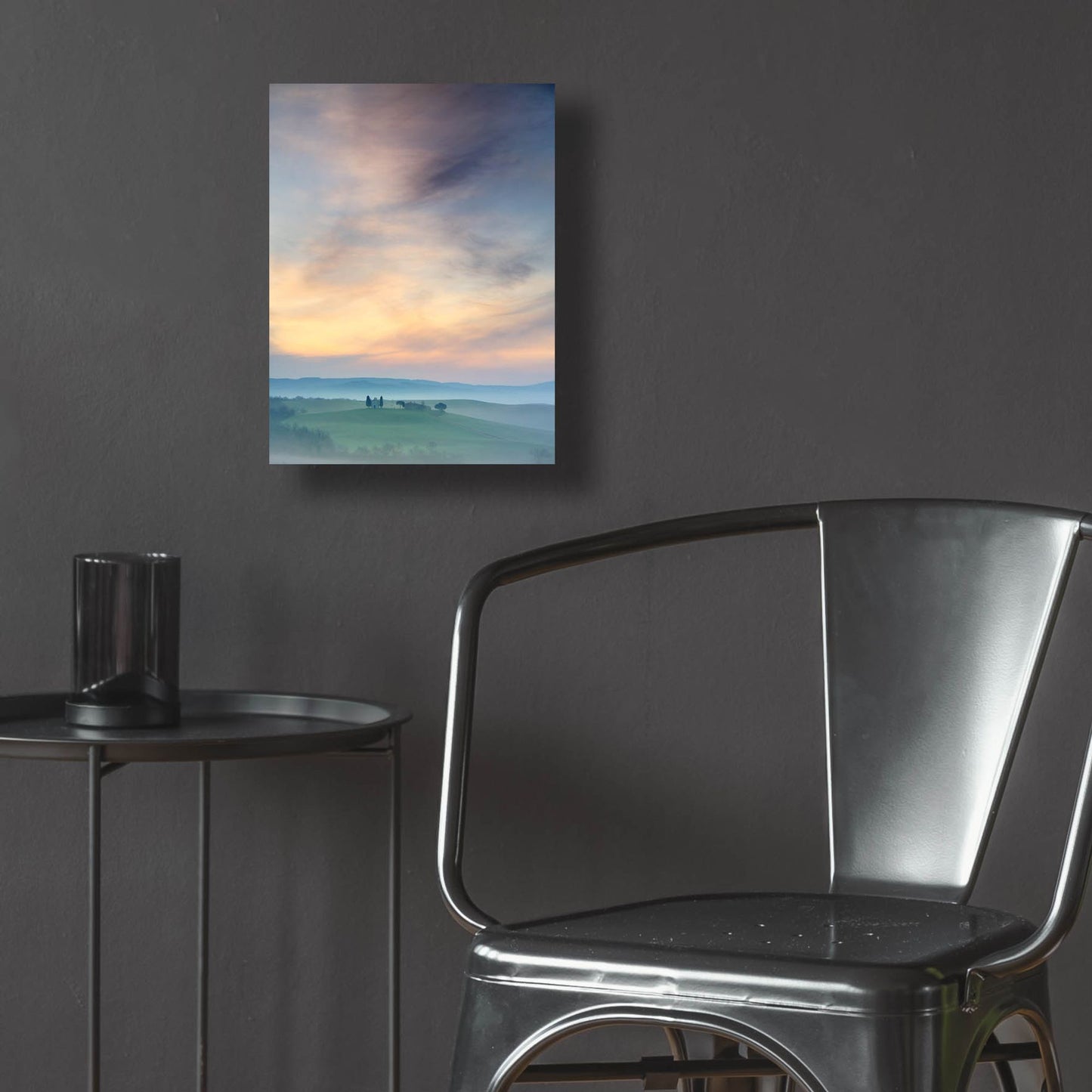 Epic Art 'Capella di Vitaleta at Dawn Tuscany II' by Andy Mumford, Acrylic Glass Wall Art,12x16