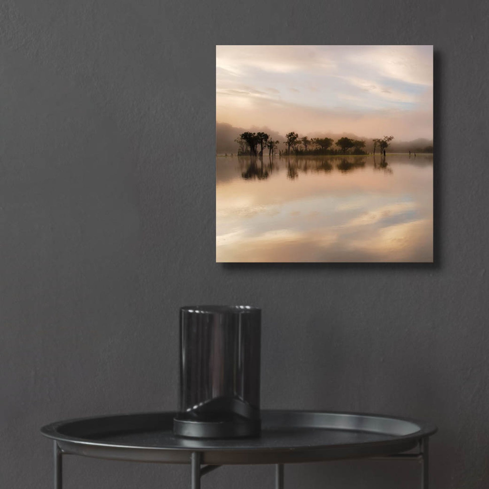 Epic Art 'Dawn Mist on the Amazon' by Andy Mumford, Acrylic Glass Wall Art,12x12