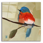 Bluebird No 21 by Angela Missman acrylic glass wall art