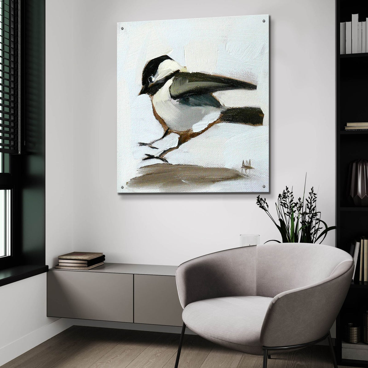 Coming In For A Landing by Angela Missman - 36x36 acrylic wall art in a room