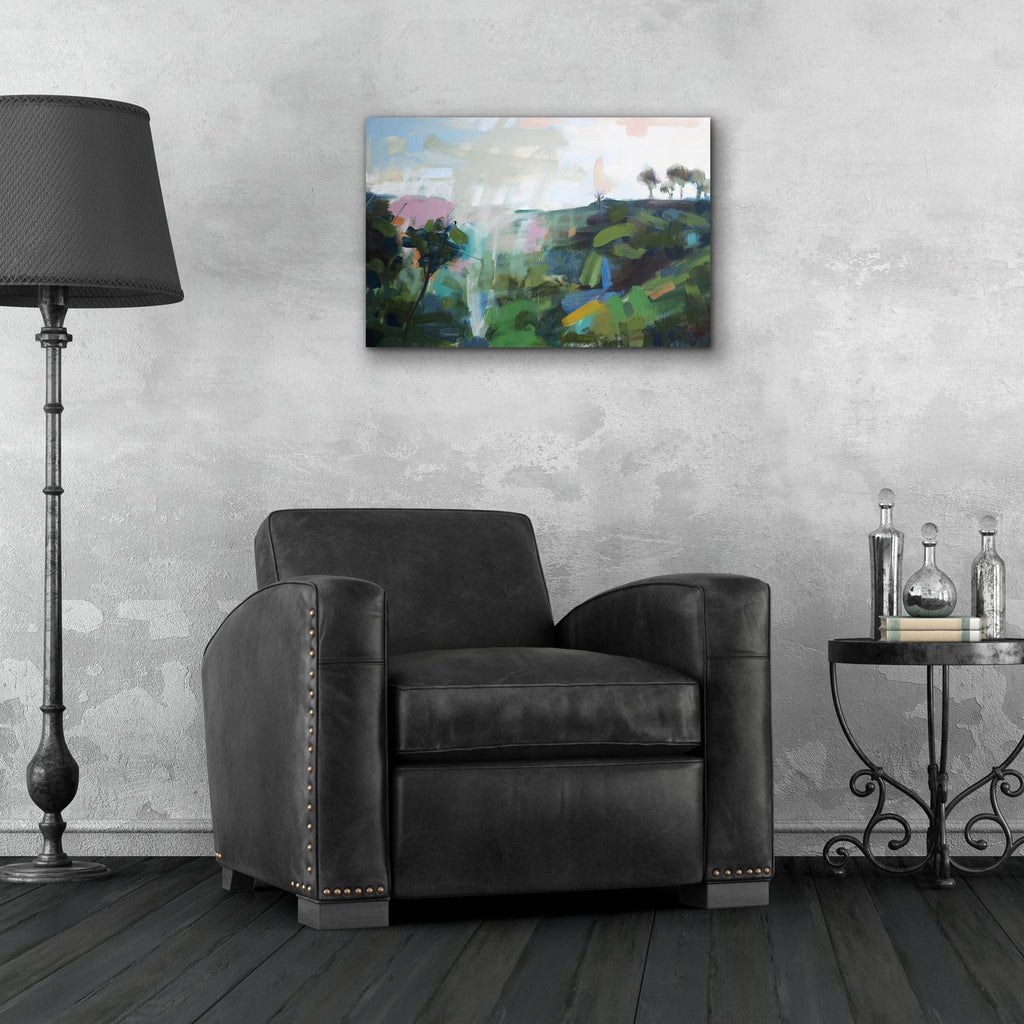 India No 6 by Angela Missman - 24x16 acrylic wall art in a room