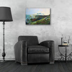 India No 7 by Angela Missman - 24x16 acrylic wall art in a room
