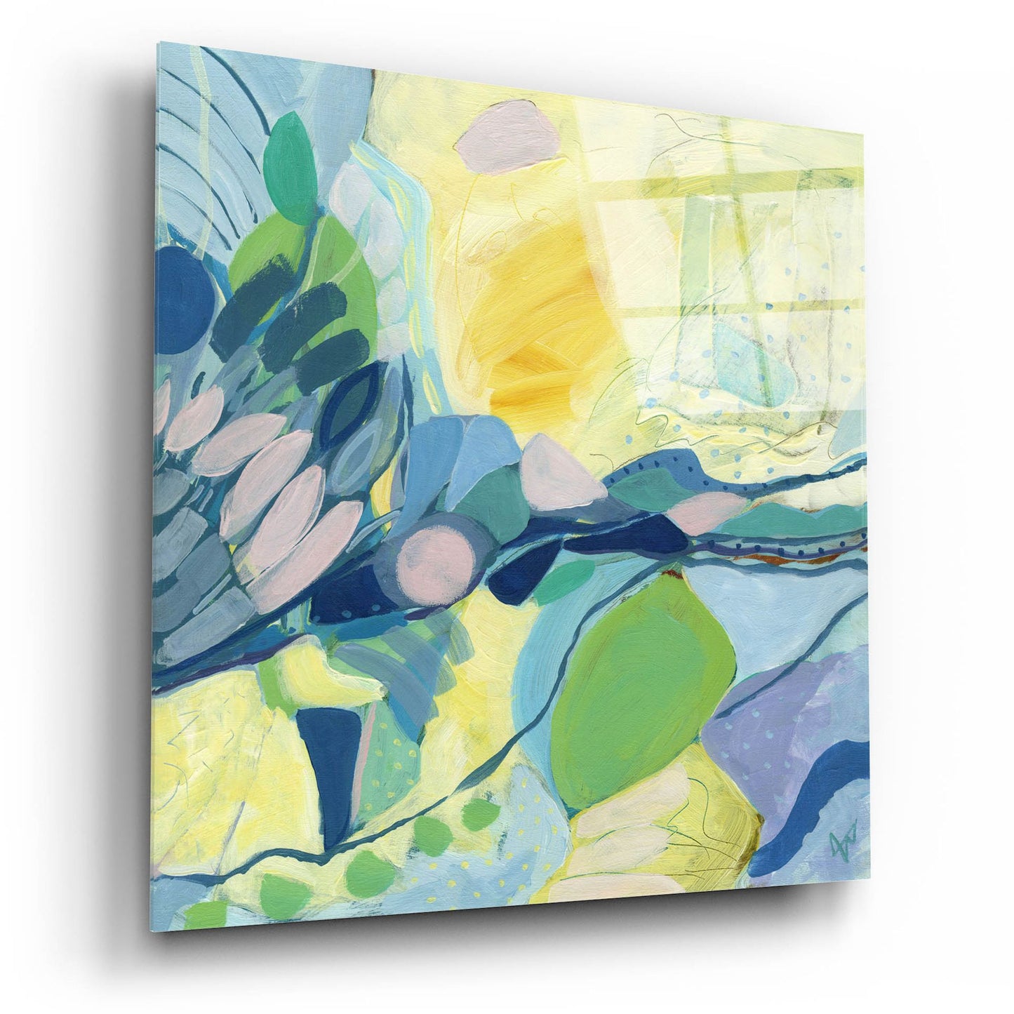 Epic Art 'Elsewhere' by Ann Thompson, Acrylic Glass Wall Art,12x12