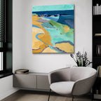 Seaside by Ann Thompson Nemcosky - 36x36 acrylic wall art in a room