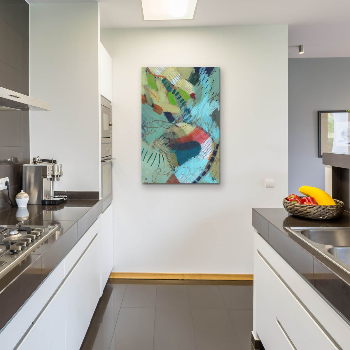 Dont Look Back by Ann Thompson Nemcosky - 24x36 acrylic wall art in a room