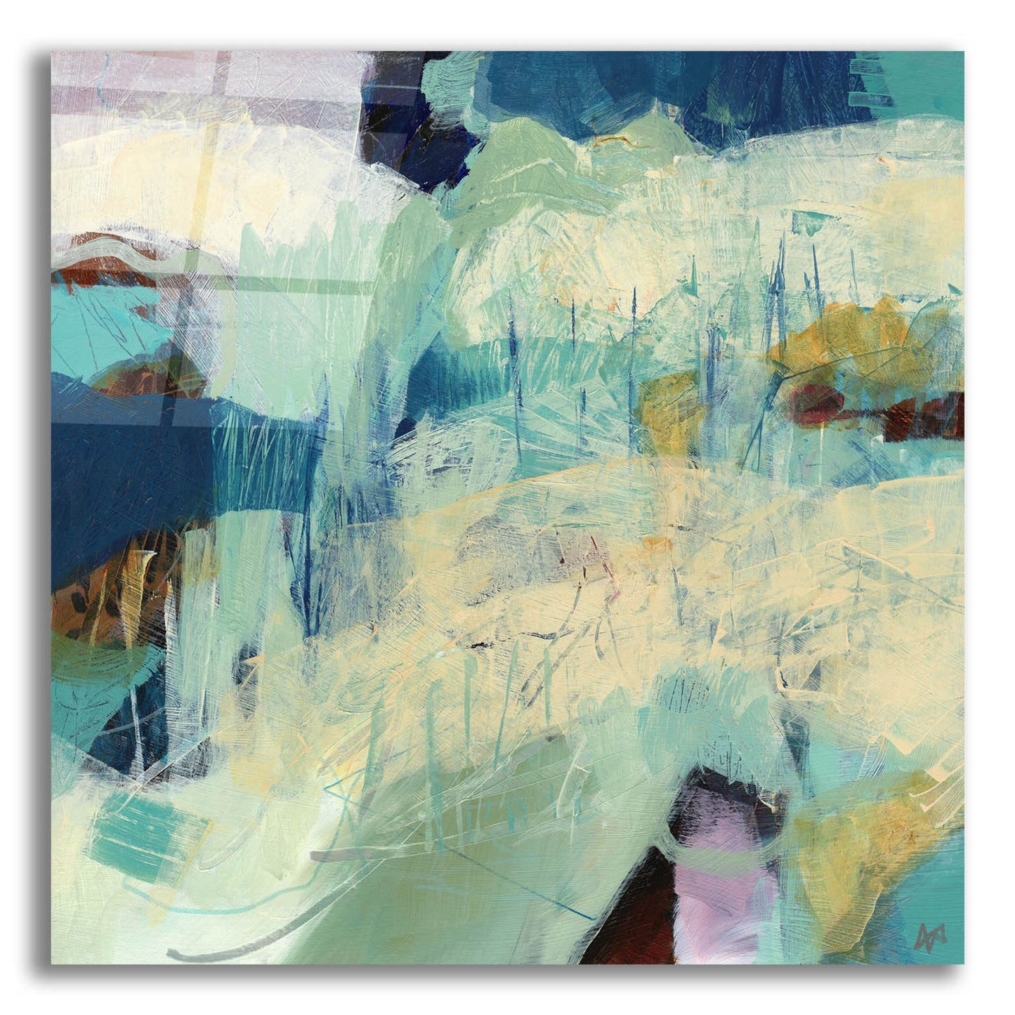 Epic Art 'Field Notes No 12' by Ann Thompson Nemcosky, Acrylic Glass Wall Art