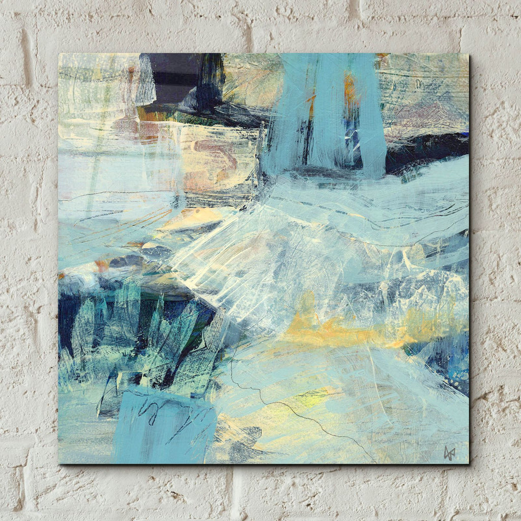 Tideline No 2 by Ann Thompson Nemcosky - 12x12 acrylic wall art in a room