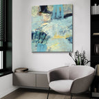 Tideline No 2 by Ann Thompson Nemcosky - 36x36 acrylic wall art in a room
