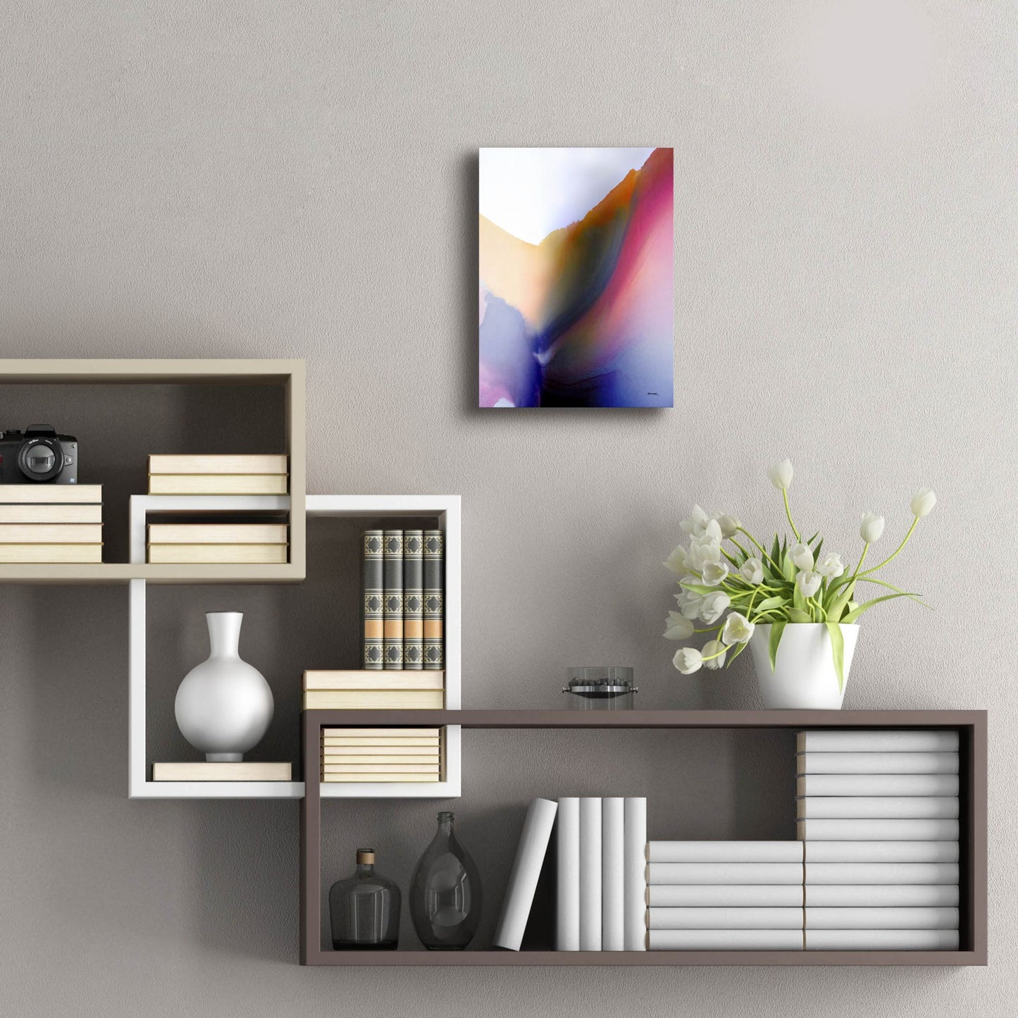 Epic Art 'Being 02A' by Bassmi Ibrahim, Acrylic Glass Wall Art,12x16