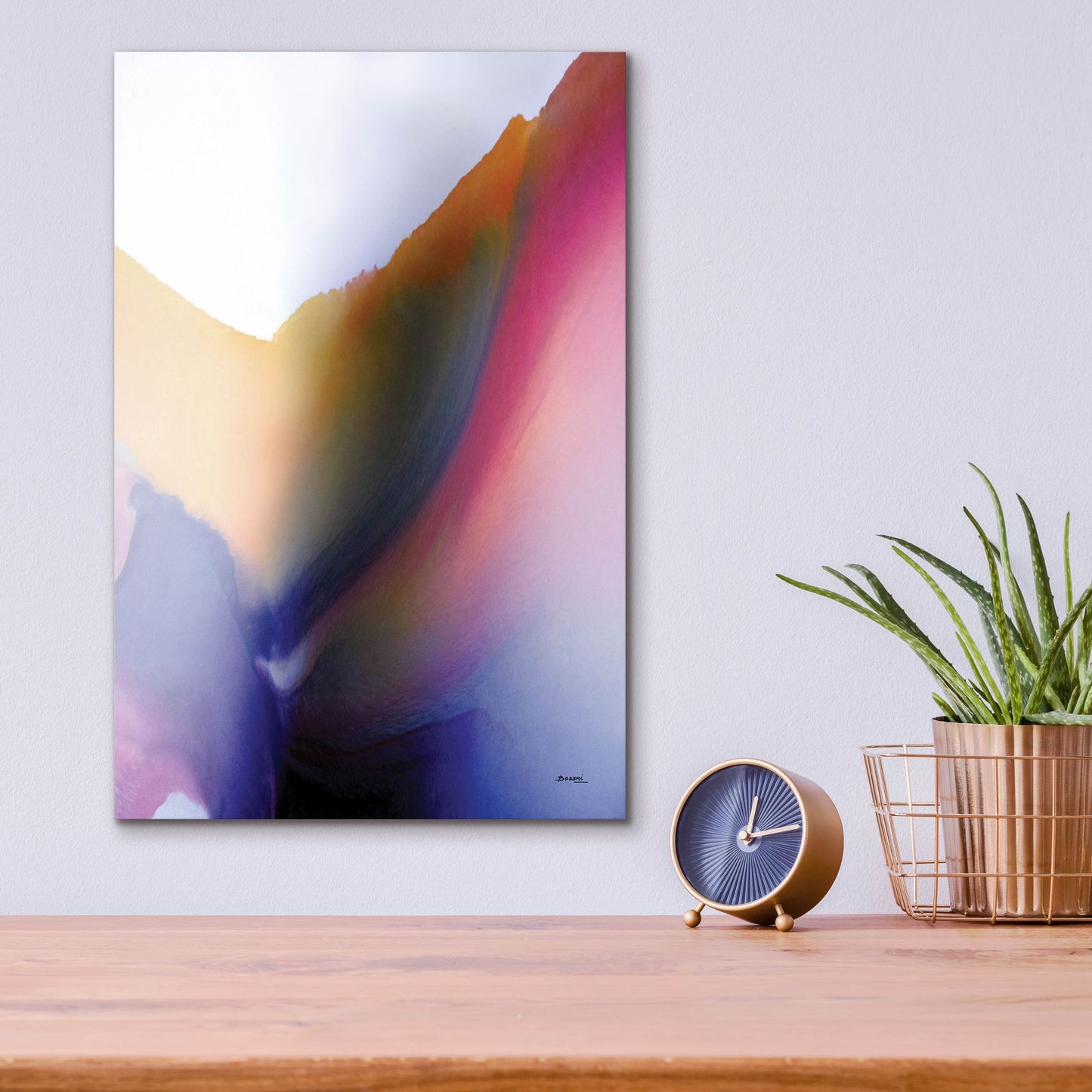 Epic Art 'Being 02A' by Bassmi Ibrahim, Acrylic Glass Wall Art,12x16