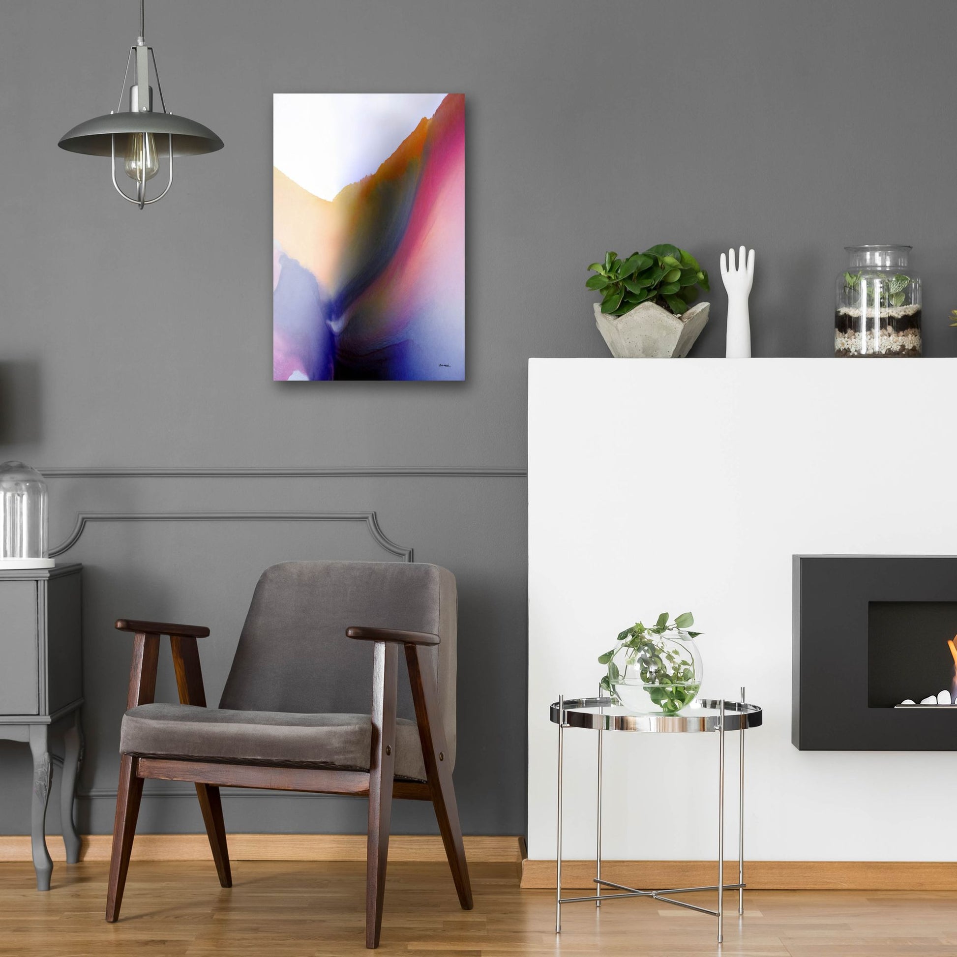 Epic Art 'Being 02A' by Bassmi Ibrahim, Acrylic Glass Wall Art,16x24