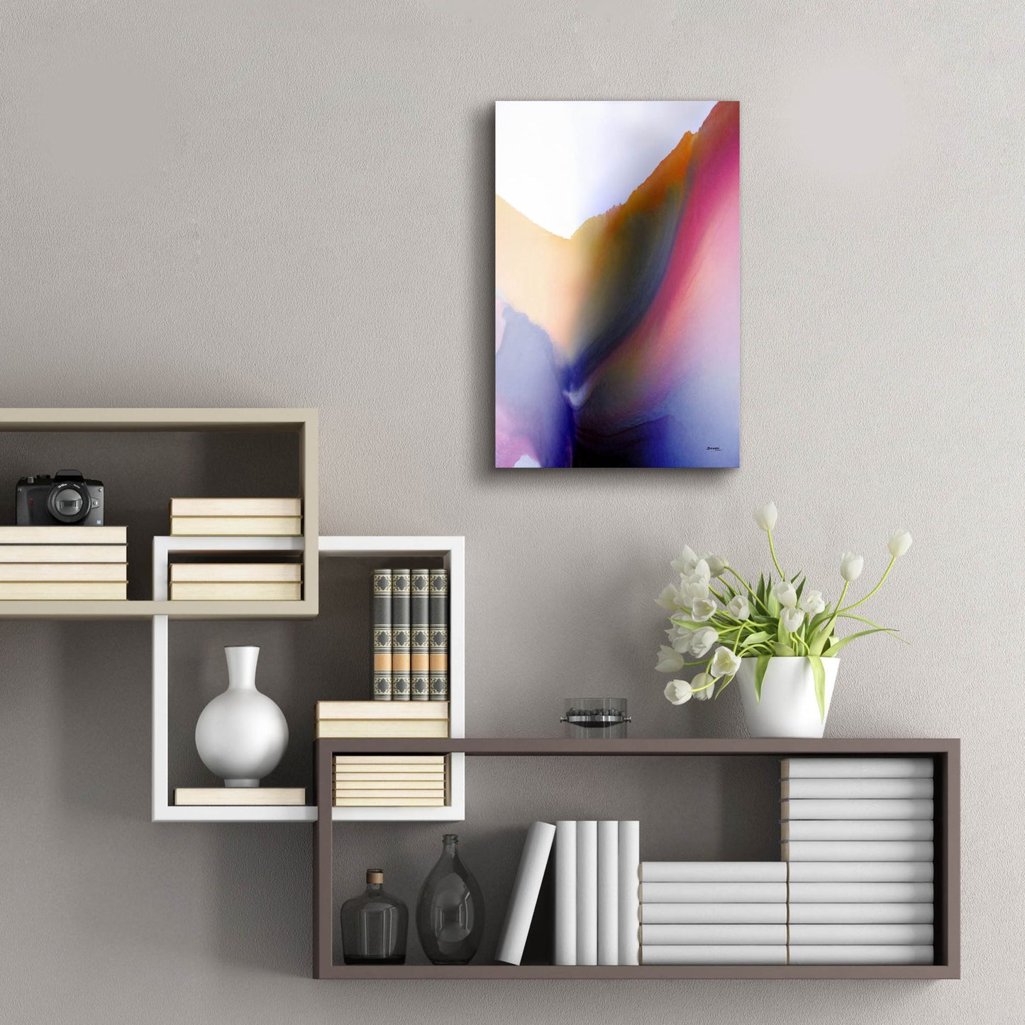 Epic Art 'Being 02A' by Bassmi Ibrahim, Acrylic Glass Wall Art,16x24