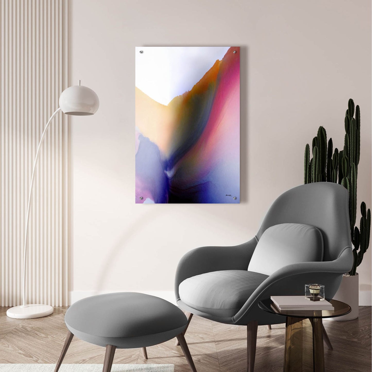 Epic Art 'Being 02A' by Bassmi Ibrahim, Acrylic Glass Wall Art,24x36