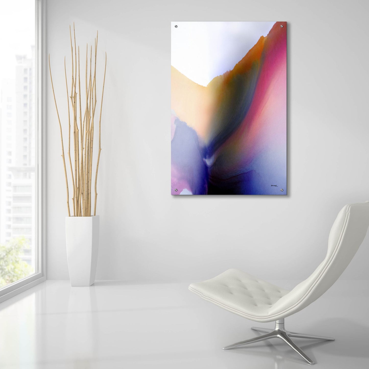Epic Art 'Being 02A' by Bassmi Ibrahim, Acrylic Glass Wall Art,24x36