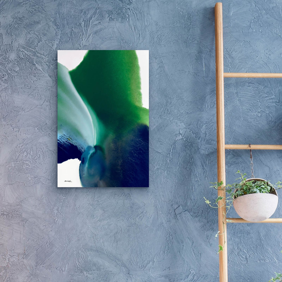Flora 6 by Bassmi Ibrahim - 16x24 acrylic wall art in a room
