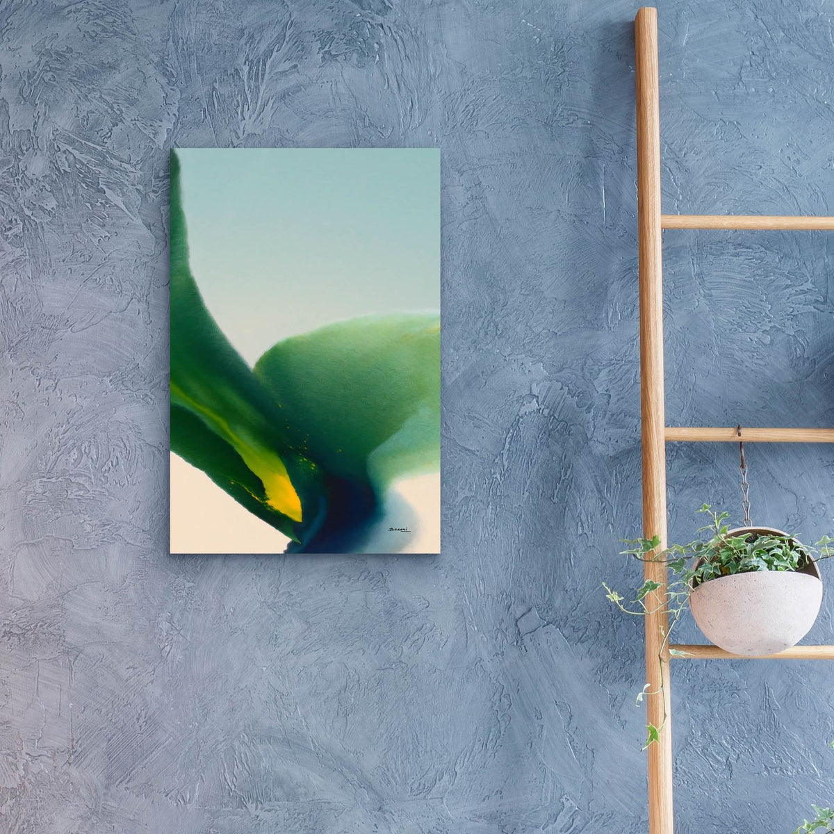 Flora 9 by Bassmi Ibrahim - 16x24 acrylic wall art in a room