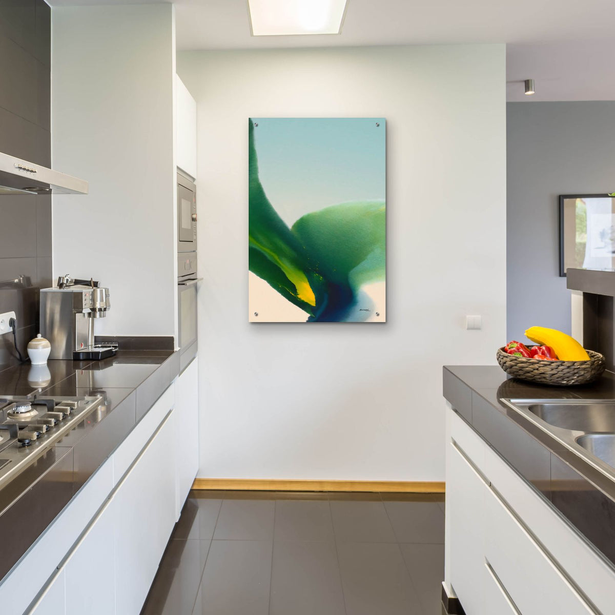 Flora 9 by Bassmi Ibrahim - 24x36 acrylic wall art in a room