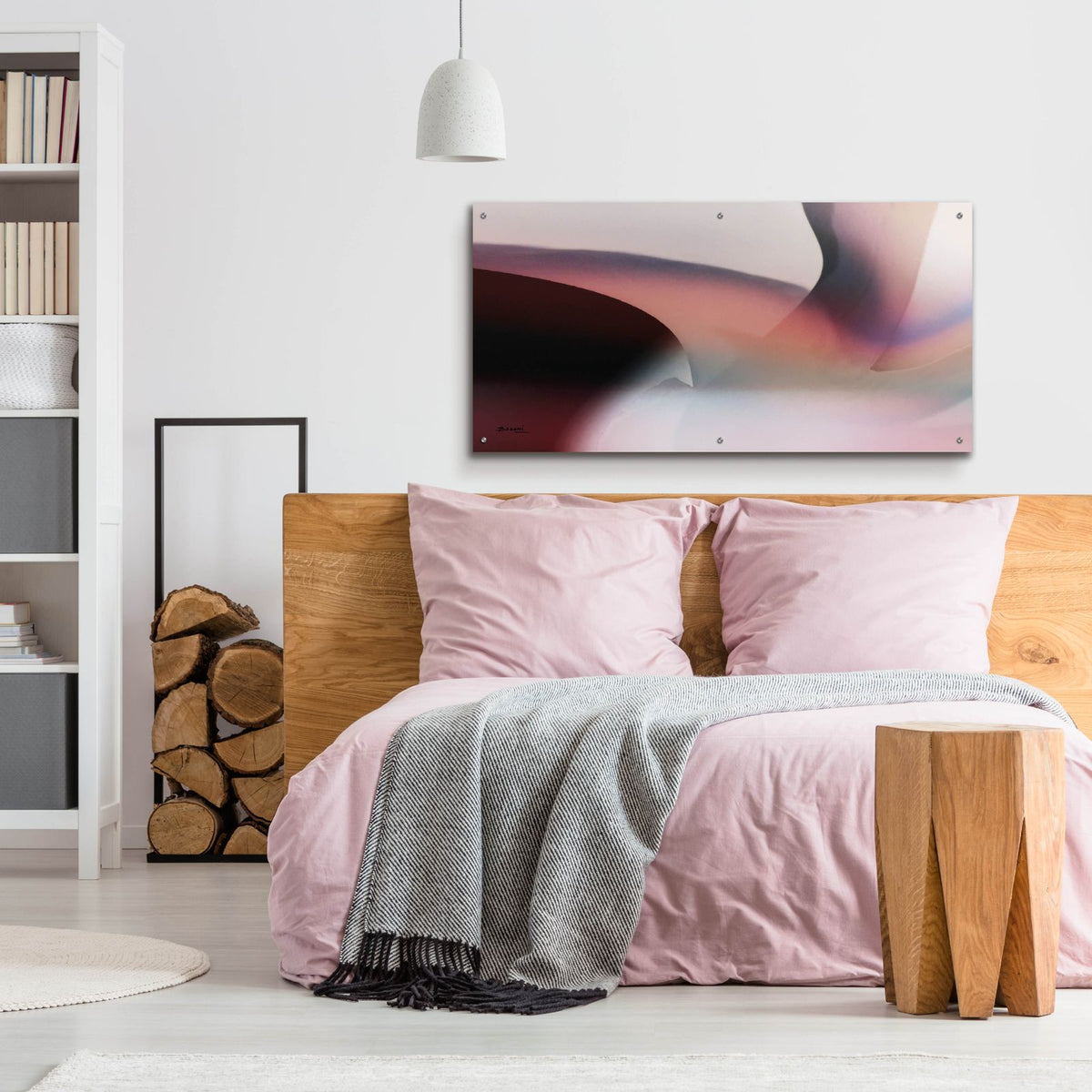 Movement 1 by Bassmi Ibrahim - 48x24 acrylic wall art in a room
