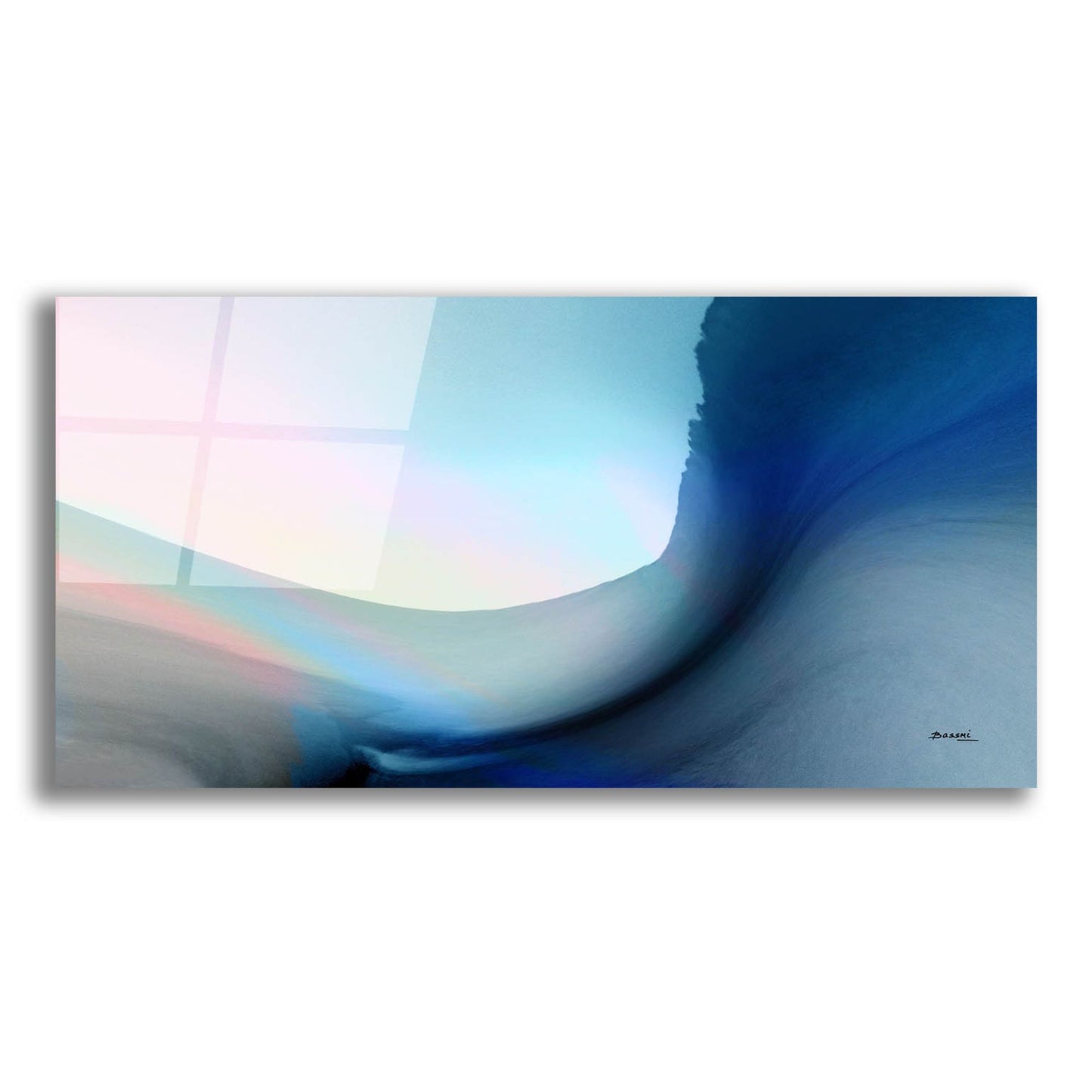 Epic Art 'Ocean Vibes 1' by Bassmi Ibrahim, Acrylic Glass Wall Art