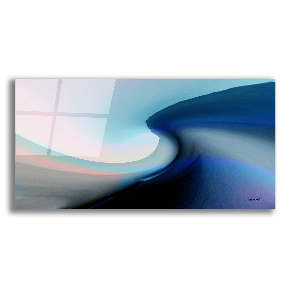 Ocean Vibes 2 by Bassmi Ibrahim acrylic glass wall art