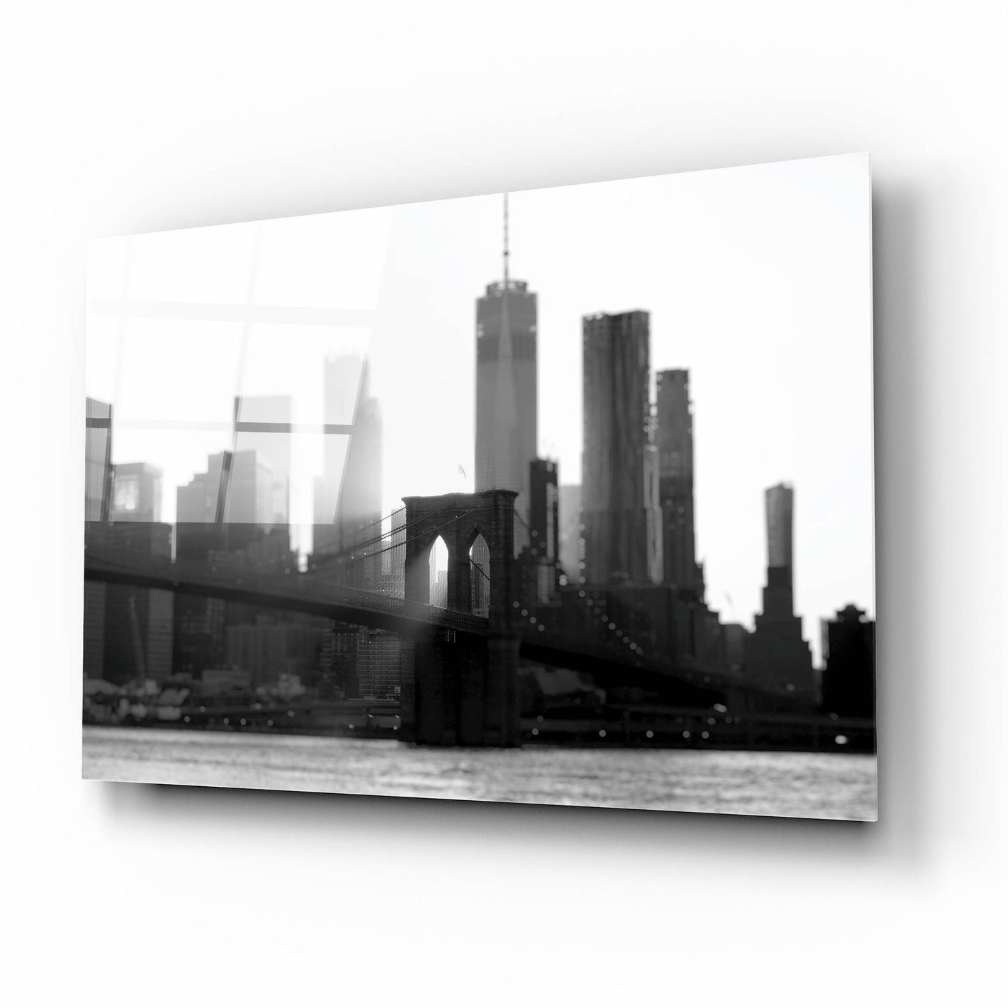 Epic Art 'New York 1' by Carina Okula, Acrylic Glass Wall Art,16x12