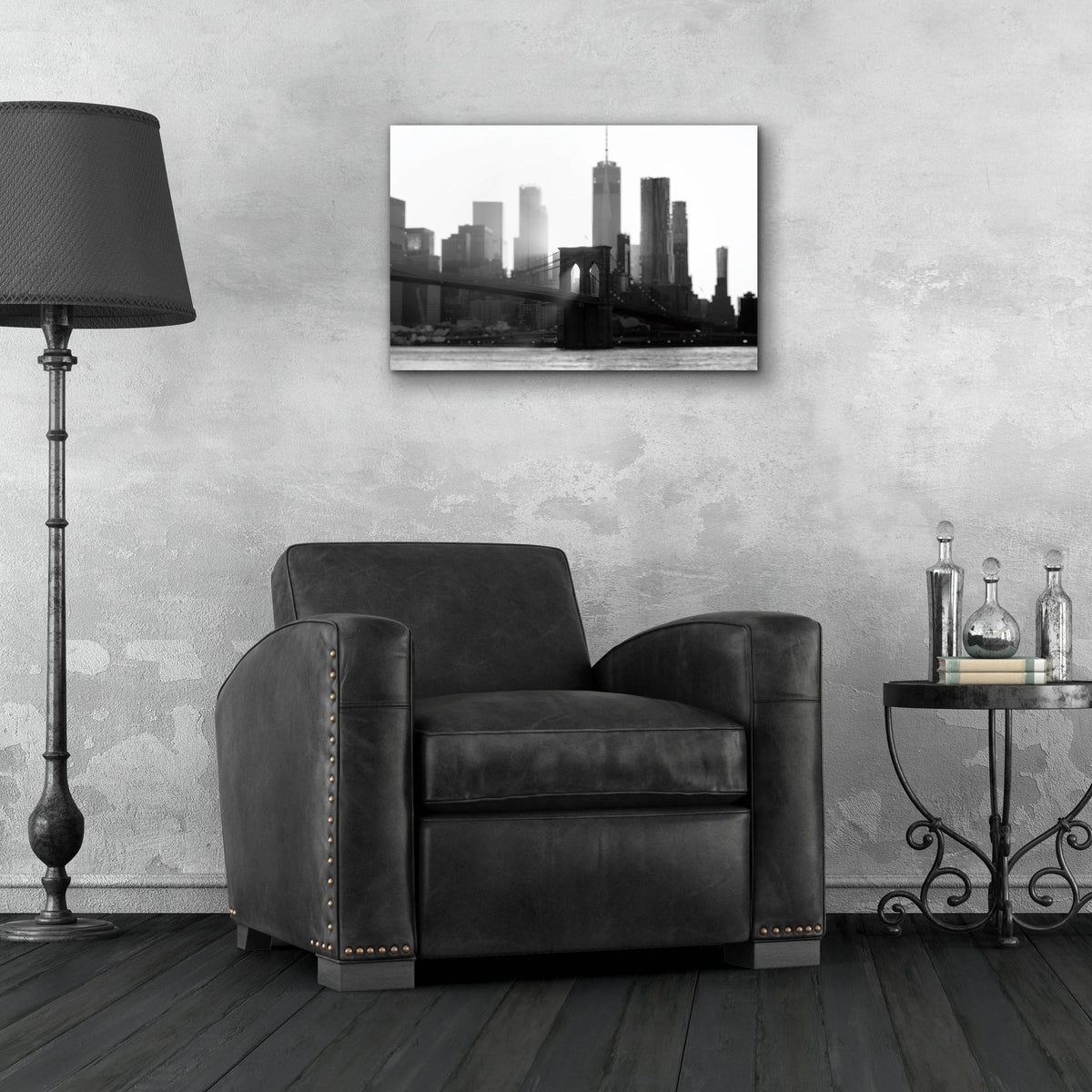 Epic Art 'New York 1' by Carina Okula, Acrylic Glass Wall Art,24x16