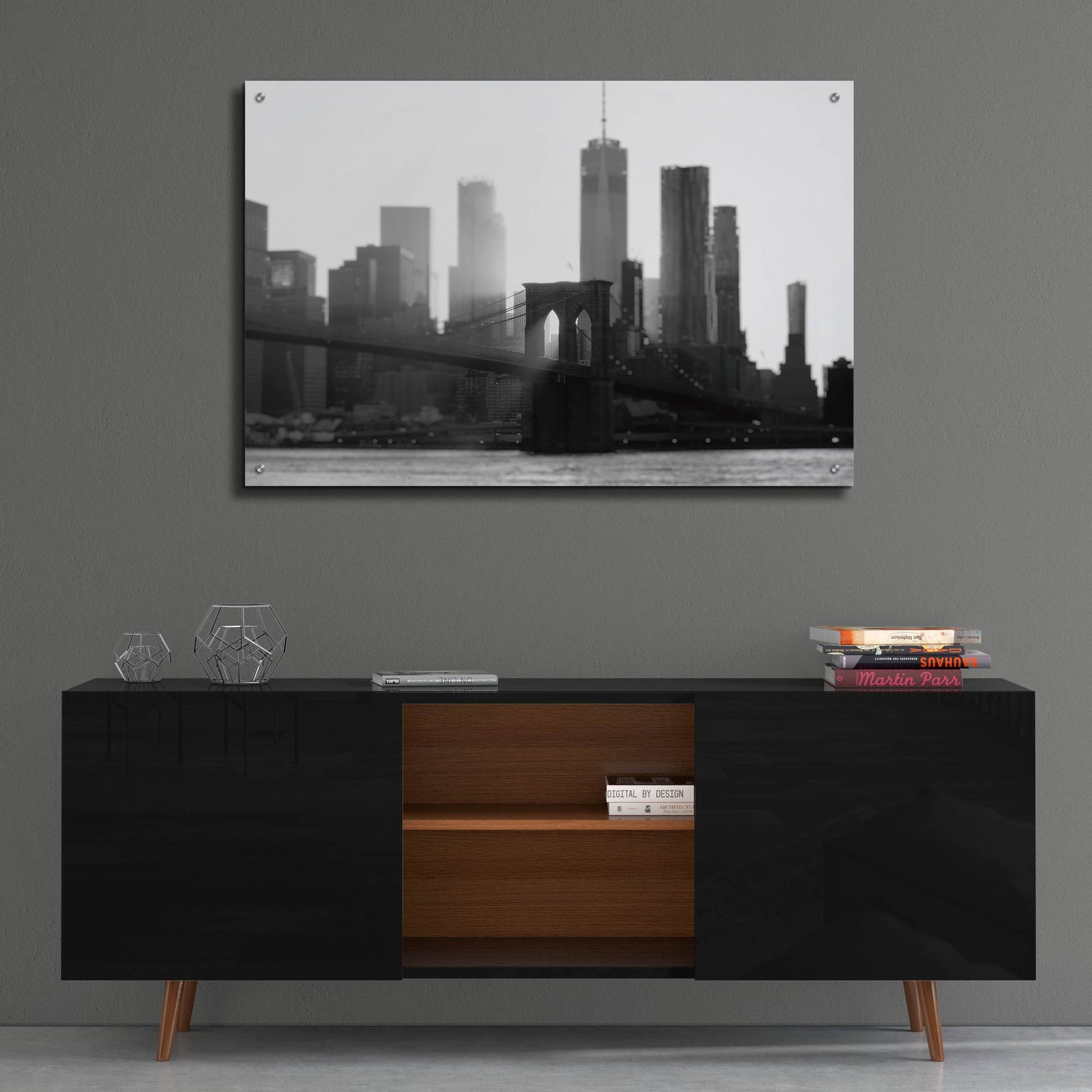 Epic Art 'New York 1' by Carina Okula, Acrylic Glass Wall Art,36x24