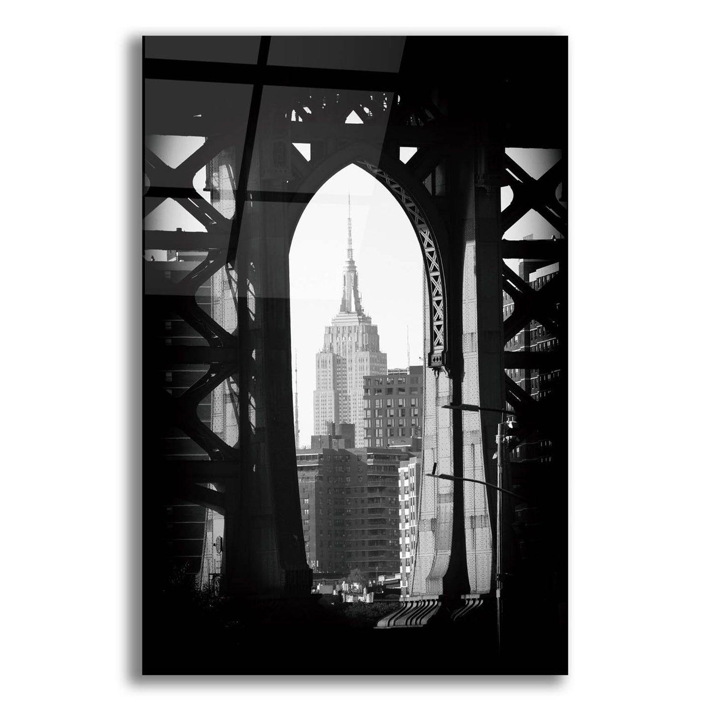 Epic Art 'New York 2' by Carina Okula, Acrylic Glass Wall Art,12x16