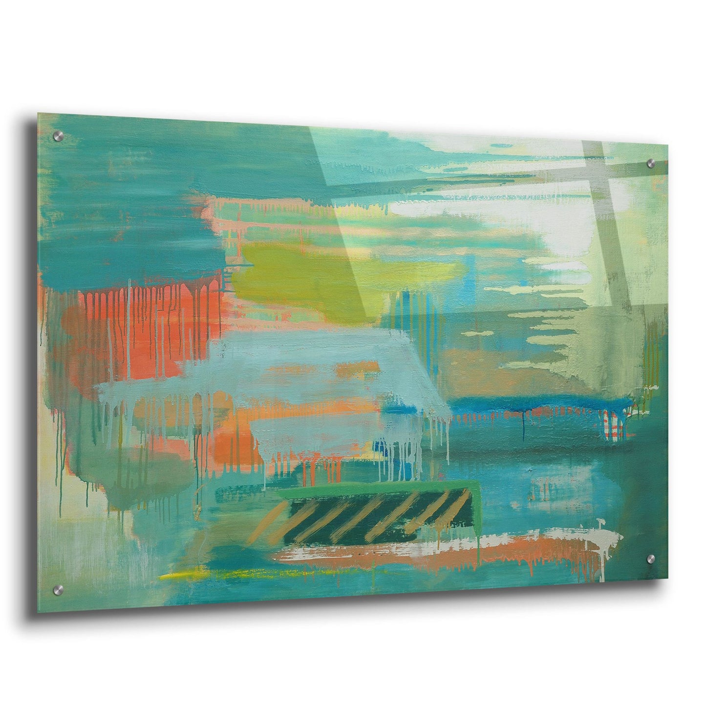 Epic Art 'Drift Away VI' by Carolyn O'Neill, Acrylic Glass Wall Art,36x24