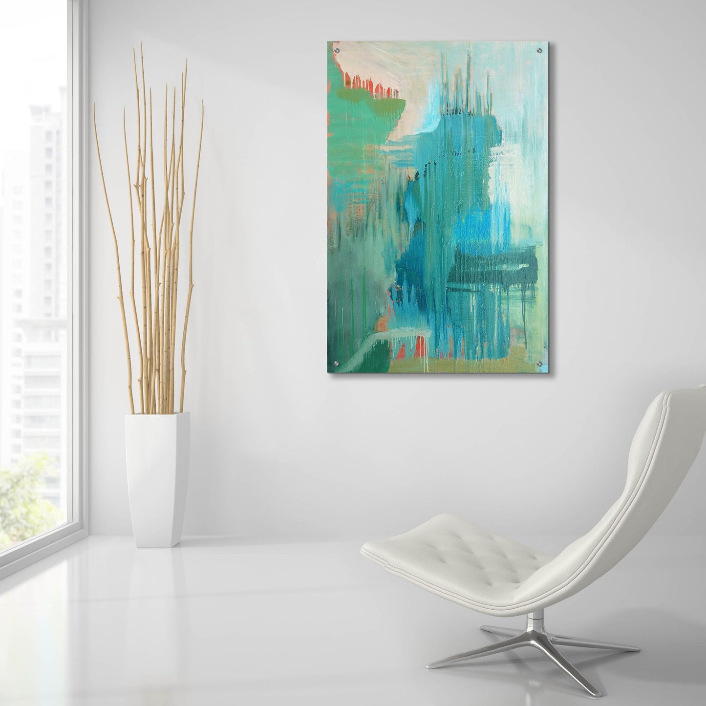 Epic Art 'Substance' by Carolyn O'Neill, Acrylic Glass Wall Art,24x36