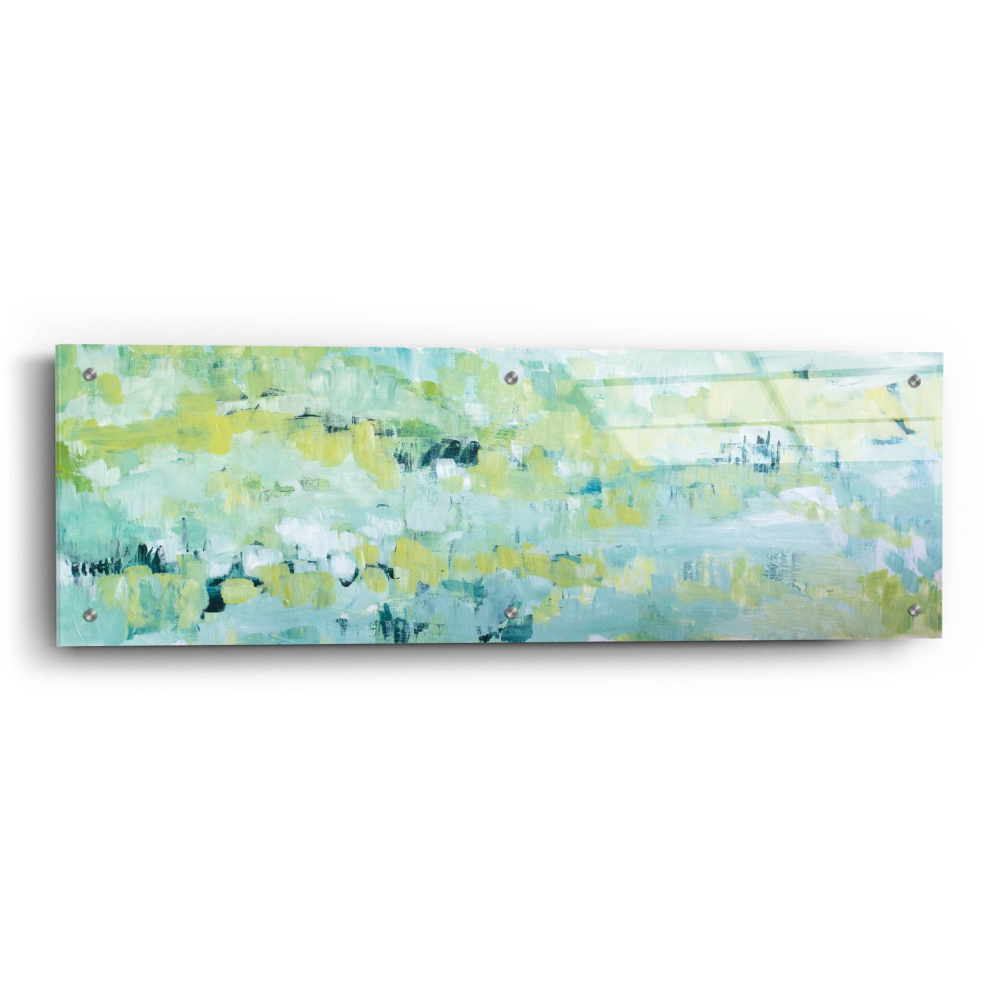 Epic Art 'Except In Spring' by Cassandra Gillens, Acrylic Glass Wall Art,36x12