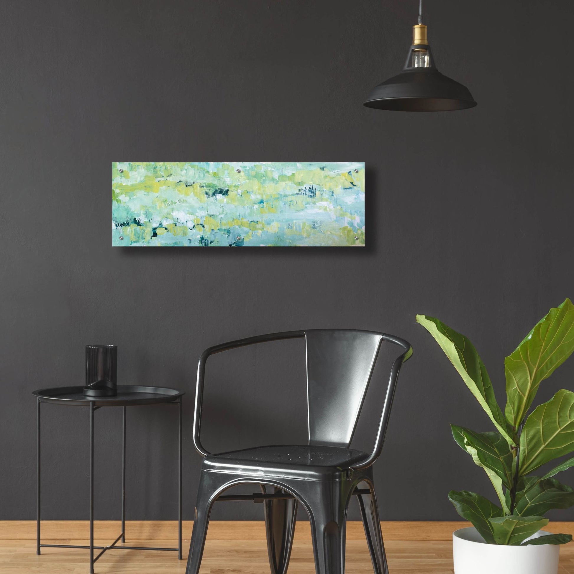 Epic Art 'Except In Spring' by Cassandra Gillens, Acrylic Glass Wall Art,36x12