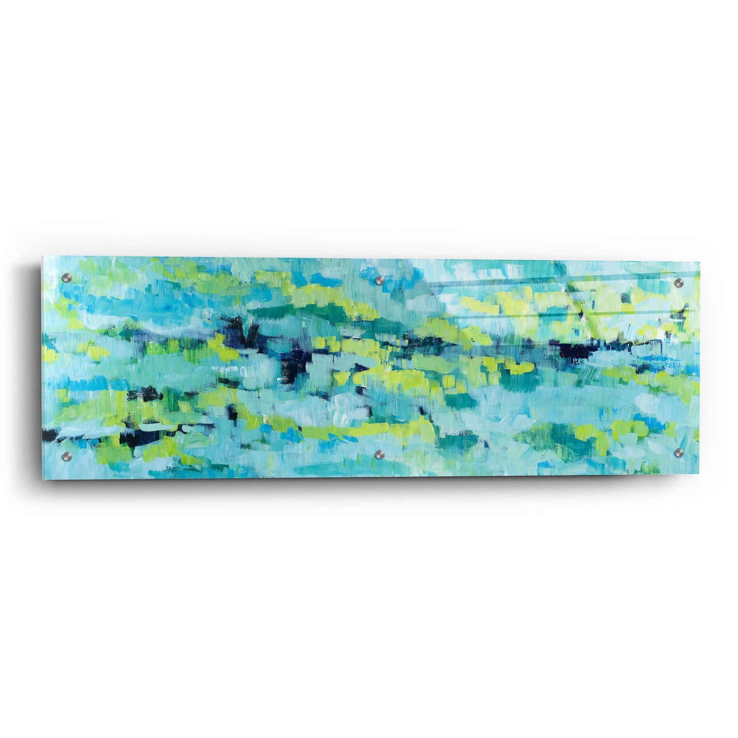 Epic Art 'Except When Soft Rains' by Cassandra Gillens, Acrylic Glass Wall Art,36x12