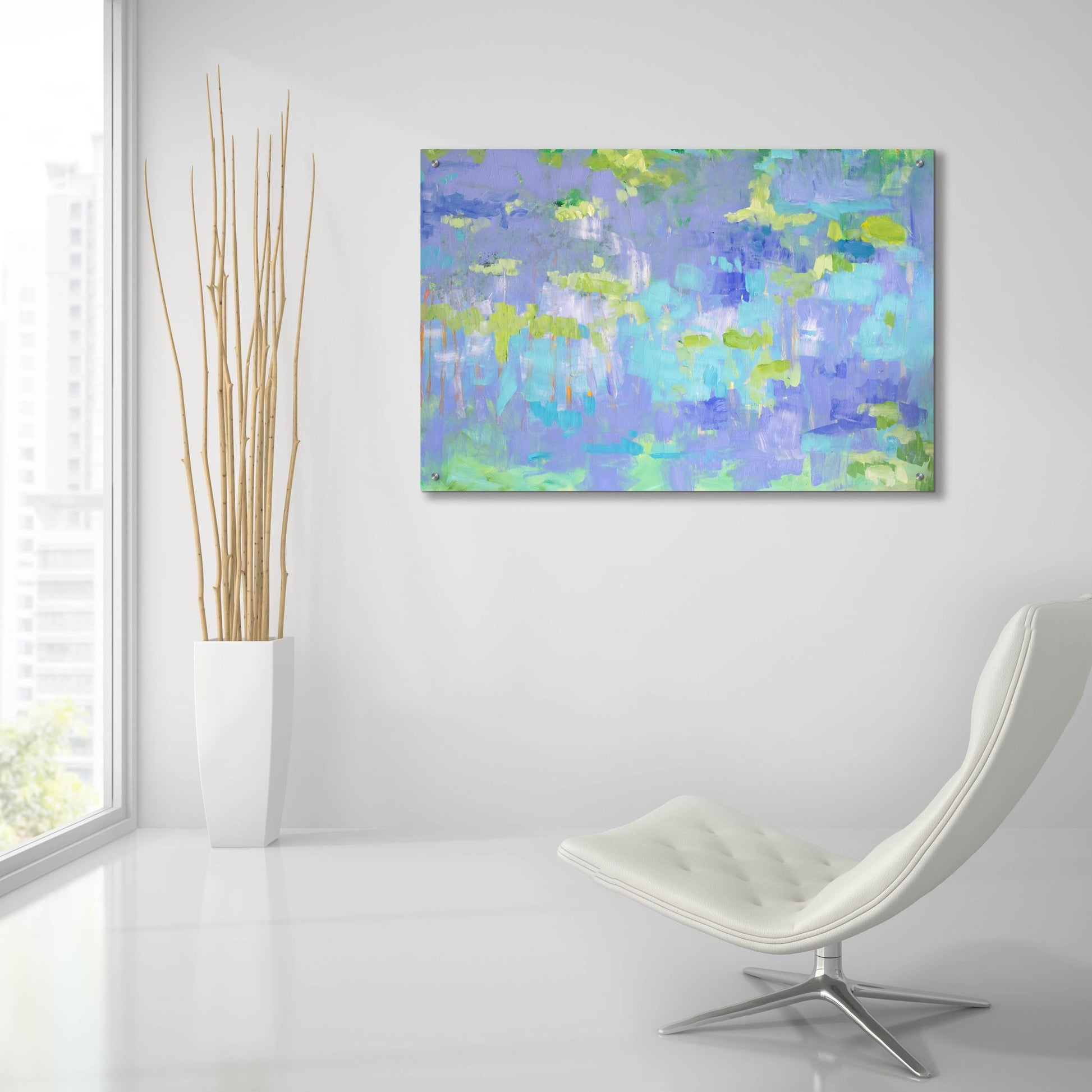 Epic Art 'Promises In Every Star' by Cassandra Gillens, Acrylic Glass Wall Art,36x24