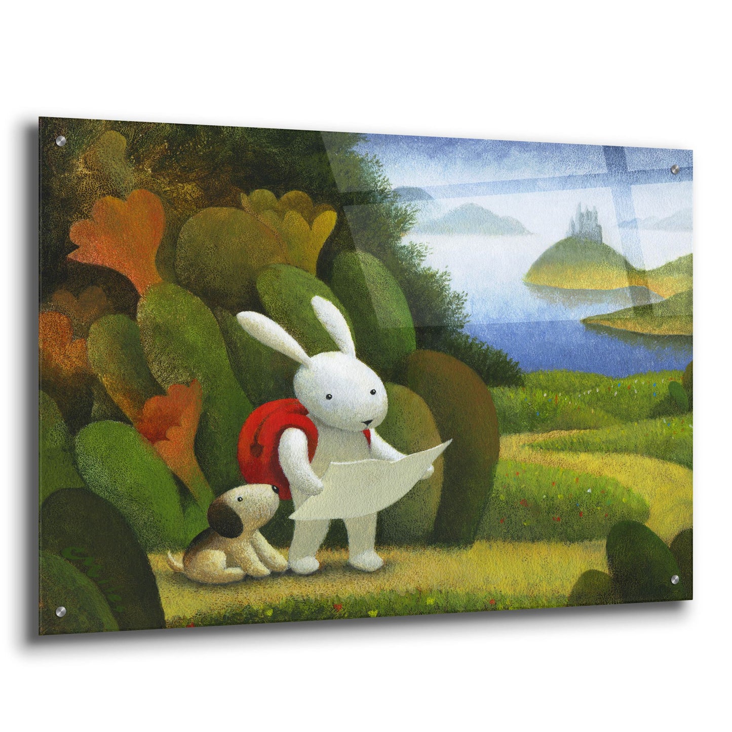 Epic Art 'Adventurers' by Chris Miles, Acrylic Glass Wall Art,36x24