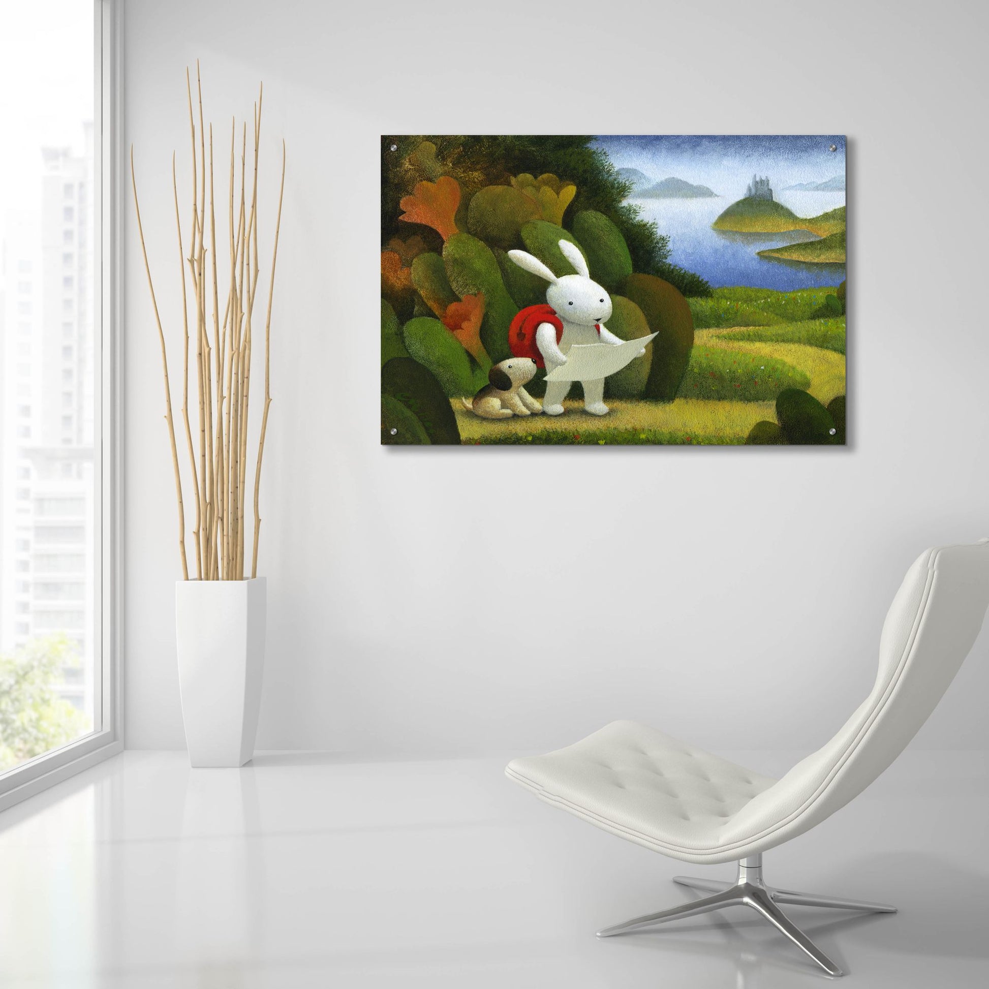 Epic Art 'Adventurers' by Chris Miles, Acrylic Glass Wall Art,36x24