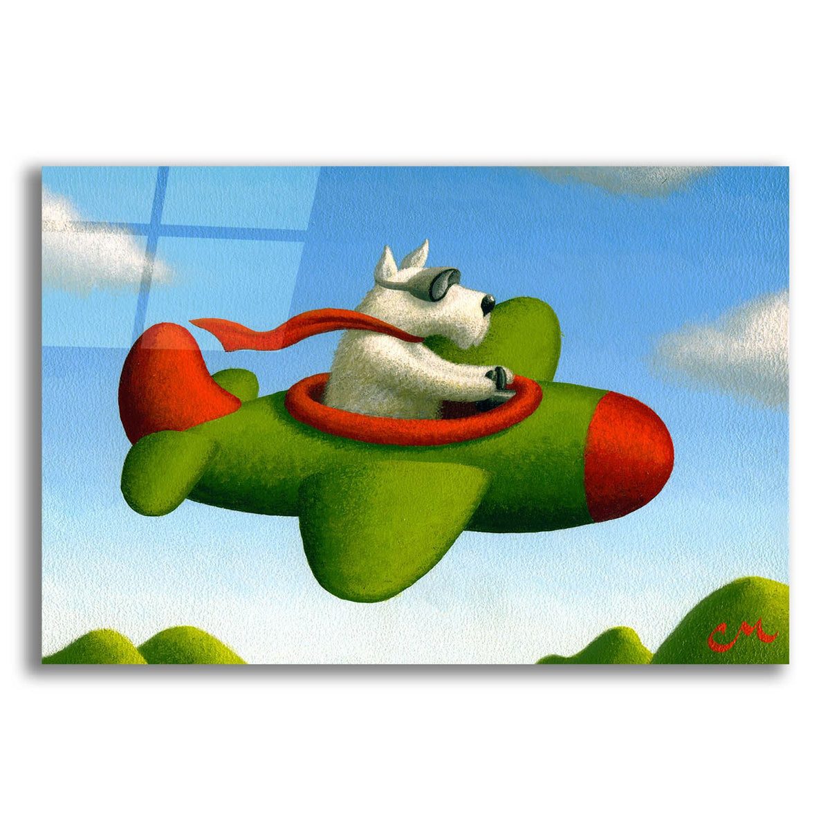 Frequent Flier No 1 by Chris Miles acrylic glass wall art