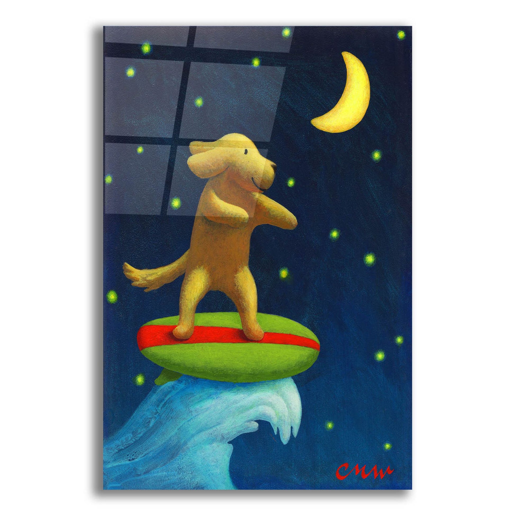 Epic Art 'Night Rider' by Chris Miles, Acrylic Glass Wall Art