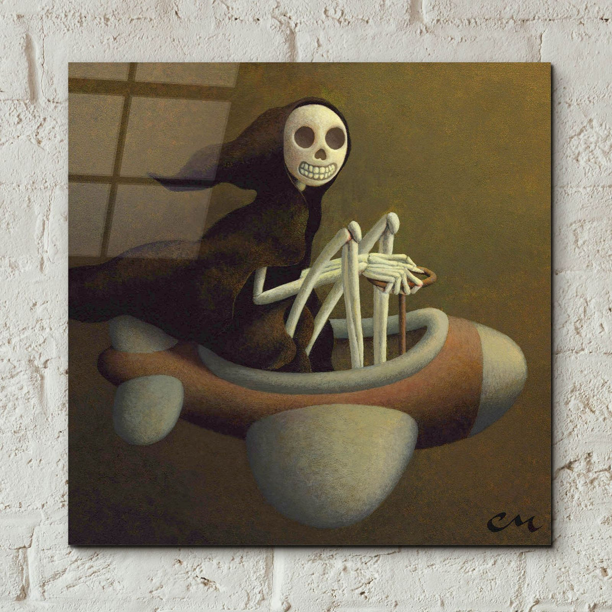 Joy Ride by Chris Miles - 12x12 acrylic wall art in a room