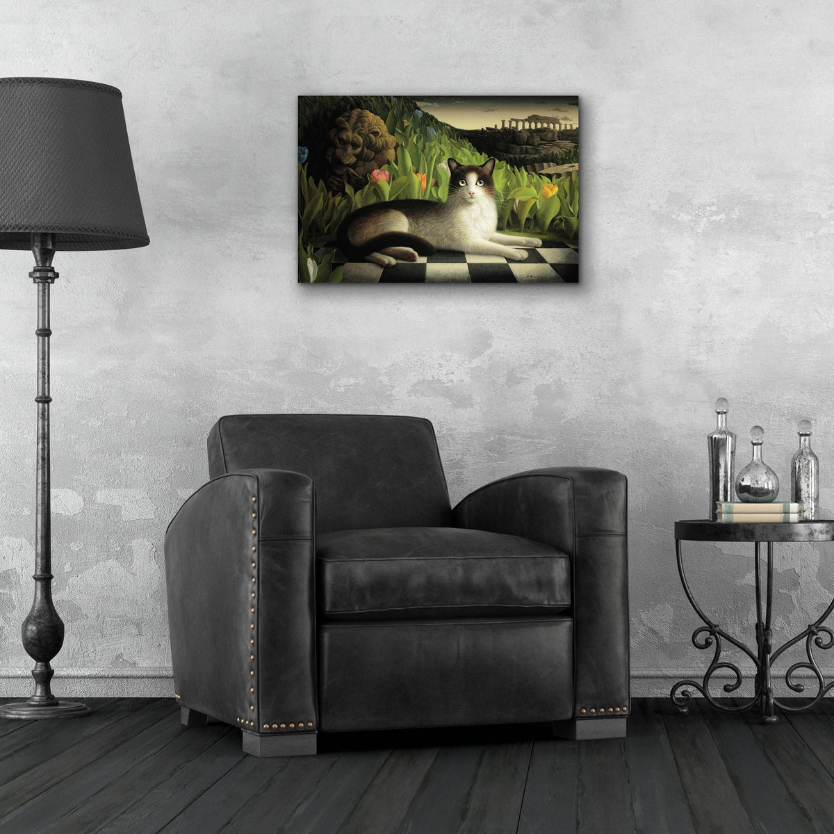Call Of The Wild by Chris Miles - 24x16 acrylic wall art in a room