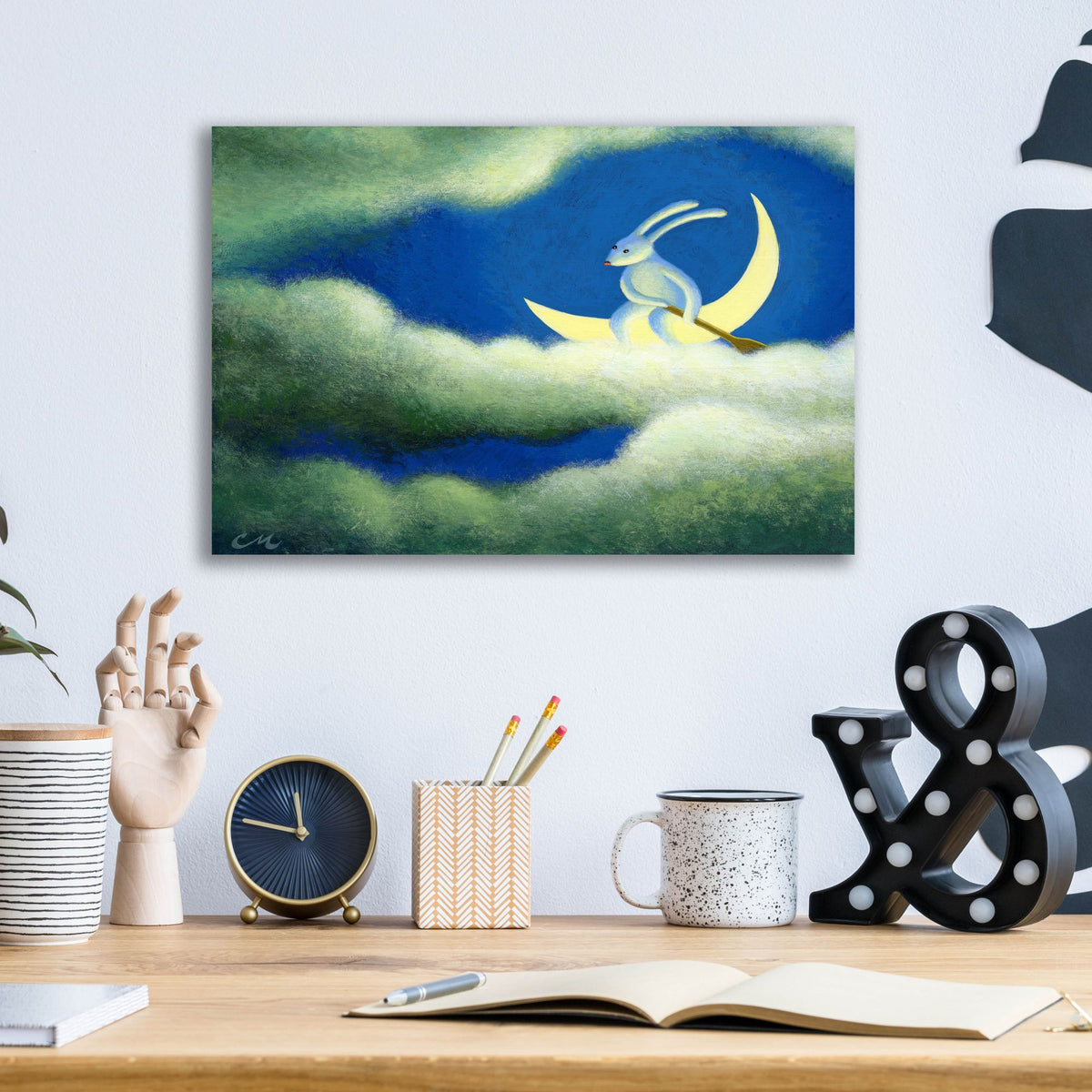 Epic Art 'The Traveler' by Chris Miles, Acrylic Glass Wall Art,16x12
