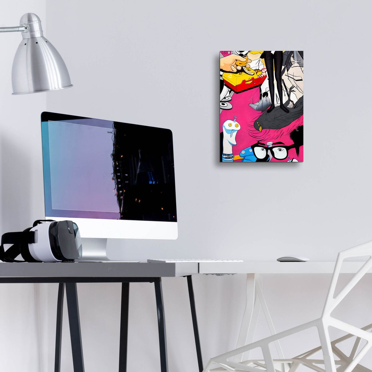 She'S Got The Look by Colourblind - 12x16 acrylic wall art in a room