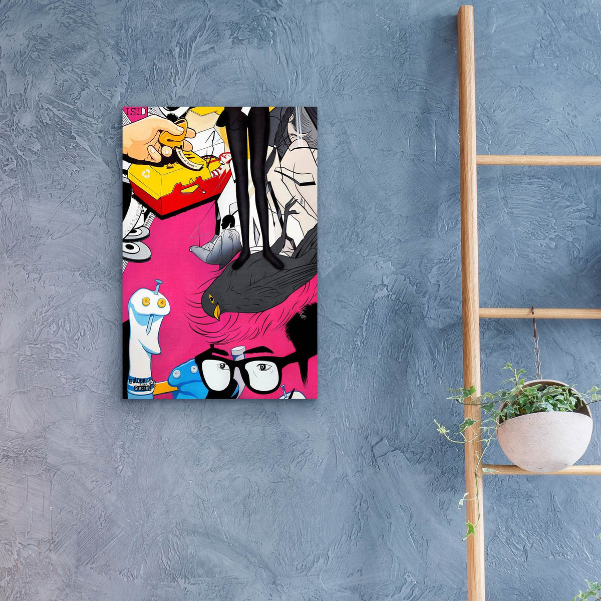 She'S Got The Look by Colourblind - 16x24 acrylic wall art in a room
