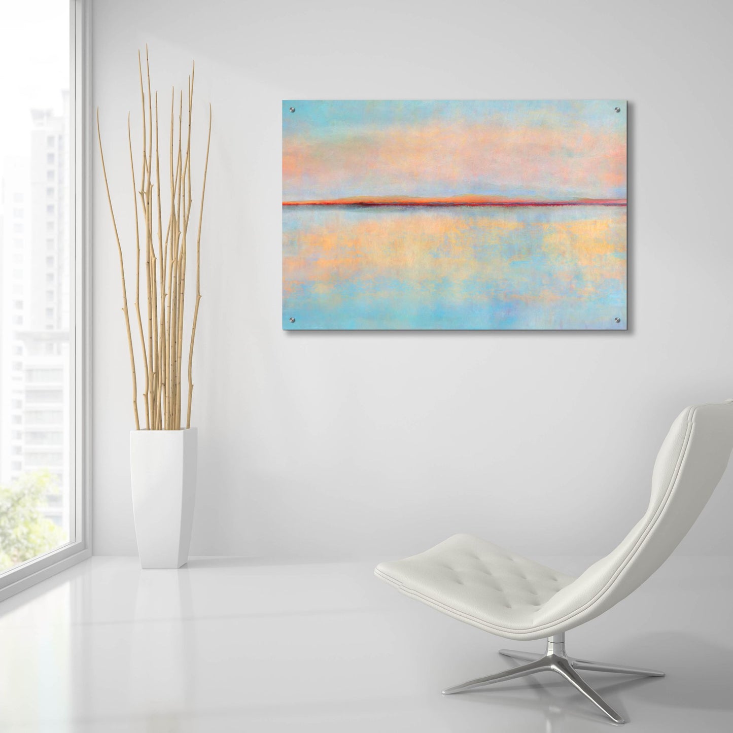 Epic Art 'After Sunset' by Cora Niele, Acrylic Glass Wall Art,36x24