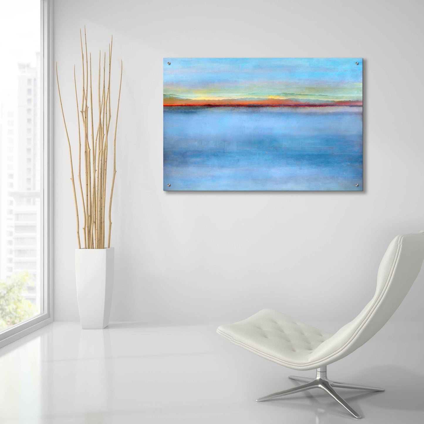 Epic Art 'Light' by Cora Niele, Acrylic Glass Wall Art,36x24