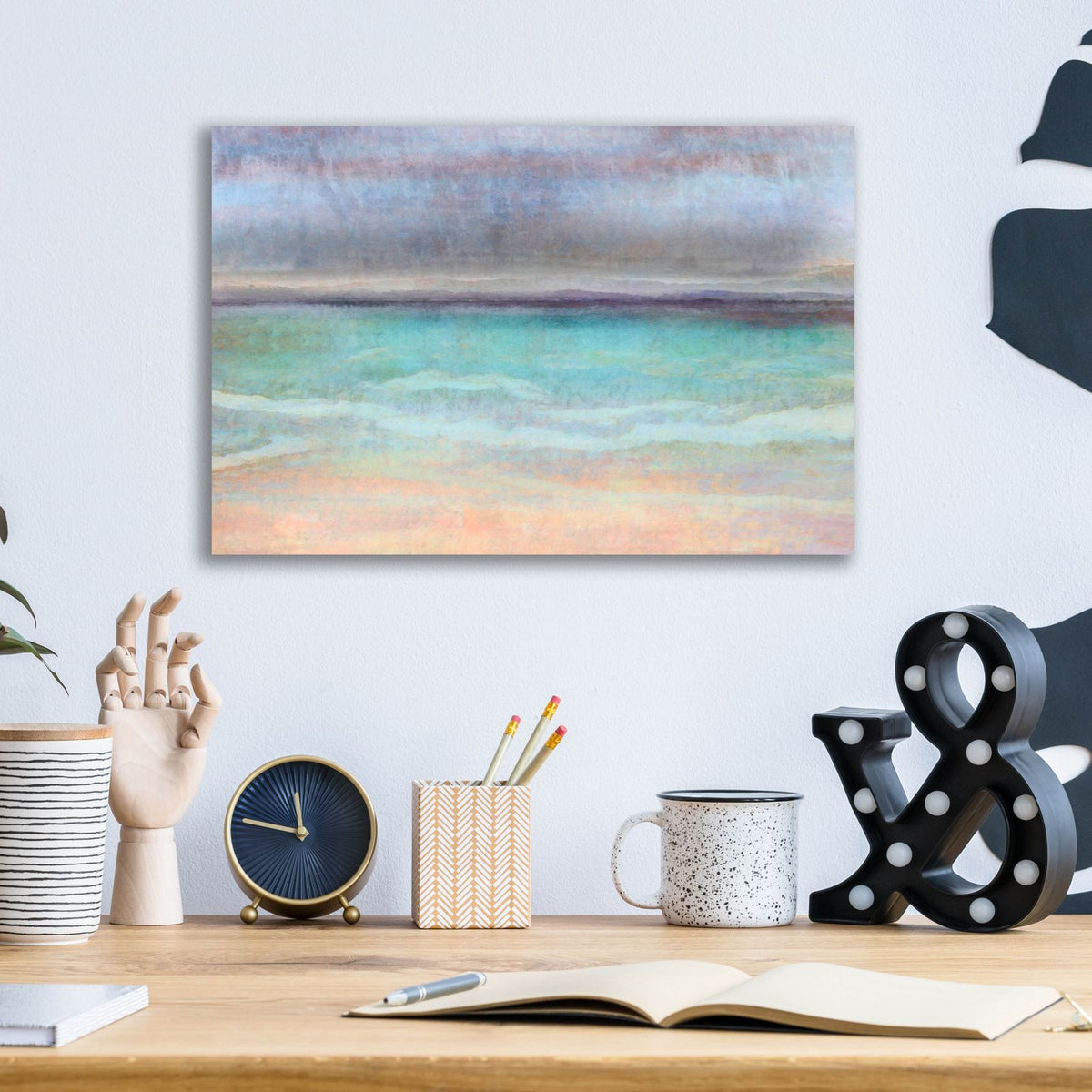 Rain Shower by Cora Niele - 16x12 acrylic wall art in a room